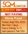 Money Planet Project Status Button