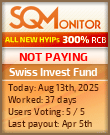 Swiss Invest Fund Project Status Button