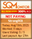 StrongROI Project Status Button