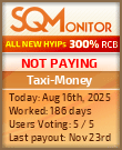 Taxi-Money Project Status Button