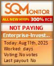 Enterprise-Investments HYIP Status Button