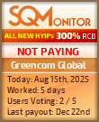 Greencom Global Project Status Button