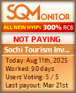 Sochi Tourism Investment Project Status Button