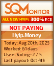 Hyip.Money Project Status Button