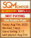 One Stable Plan Project Status Button