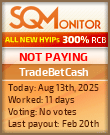TradeBetCash Project Status Button
