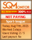 Sport-league Project Status Button