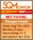 Paragon Invest Project Status Button