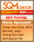 Money-Agreement Project Status Button