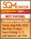 Chevron Fund LTD Project Status Button