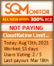 CloudKaline Limited Project Status Button