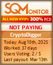 CryptoDigger Project Status Button