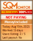 MoneyIncluded Project Status Button