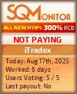 iTradex Project Status Button