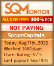 SecureCapitals Project Status Button