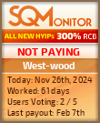 West-wood HYIP Status Button