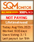 LifetimeInvest Project Status Button
