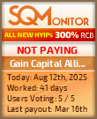 Gain Capital Alliance Project Status Button
