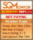 Straiton Trade HYIP Status Button