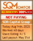SDR-Capital Group Project Status Button