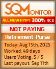 Retirement-Purse HYIP Status Button