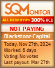 Blackstone Capital Project Status Button
