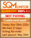 Cookinvestment HYIP Status Button