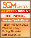 Russia Trade Bank HYIP Status Button