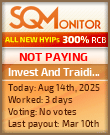 Invest And Traiding HYIP Status Button