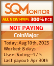 CoinMajor Project Status Button