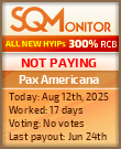 Pax Americana HYIP Status Button