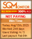 Win Time Project Status Button
