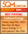 Canham Energy HYIP Status Button