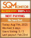 Riches Bet Project Status Button