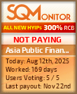Asia Public Finance Project Status Button