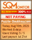 Puzzle-Doubleu.com HYIP Status Button