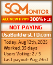 UsaBuildersLTD.com HYIP Status Button