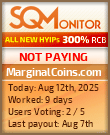 MarginalCoins.com HYIP Status Button