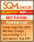 PeakStart.net Project Status Button