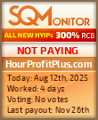 HourProfitPlus.com Project Status Button