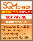 BitIncome.biz HYIP Status Button