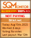 Bitist.net HYIP Status Button