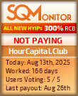 HourCapital.Club HYIP Status Button