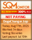 DogeChanger.top Project Status Button