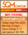 InvestingBot.Club Project Status Button