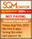 DoubleTrade.site HYIP Status Button