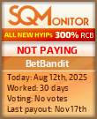 BetBandit HYIP Status Button