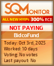 BidcoFund Project Status Button