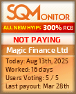 Magic Finance Ltd Project Status Button