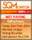 OilPartners HYIP Status Button